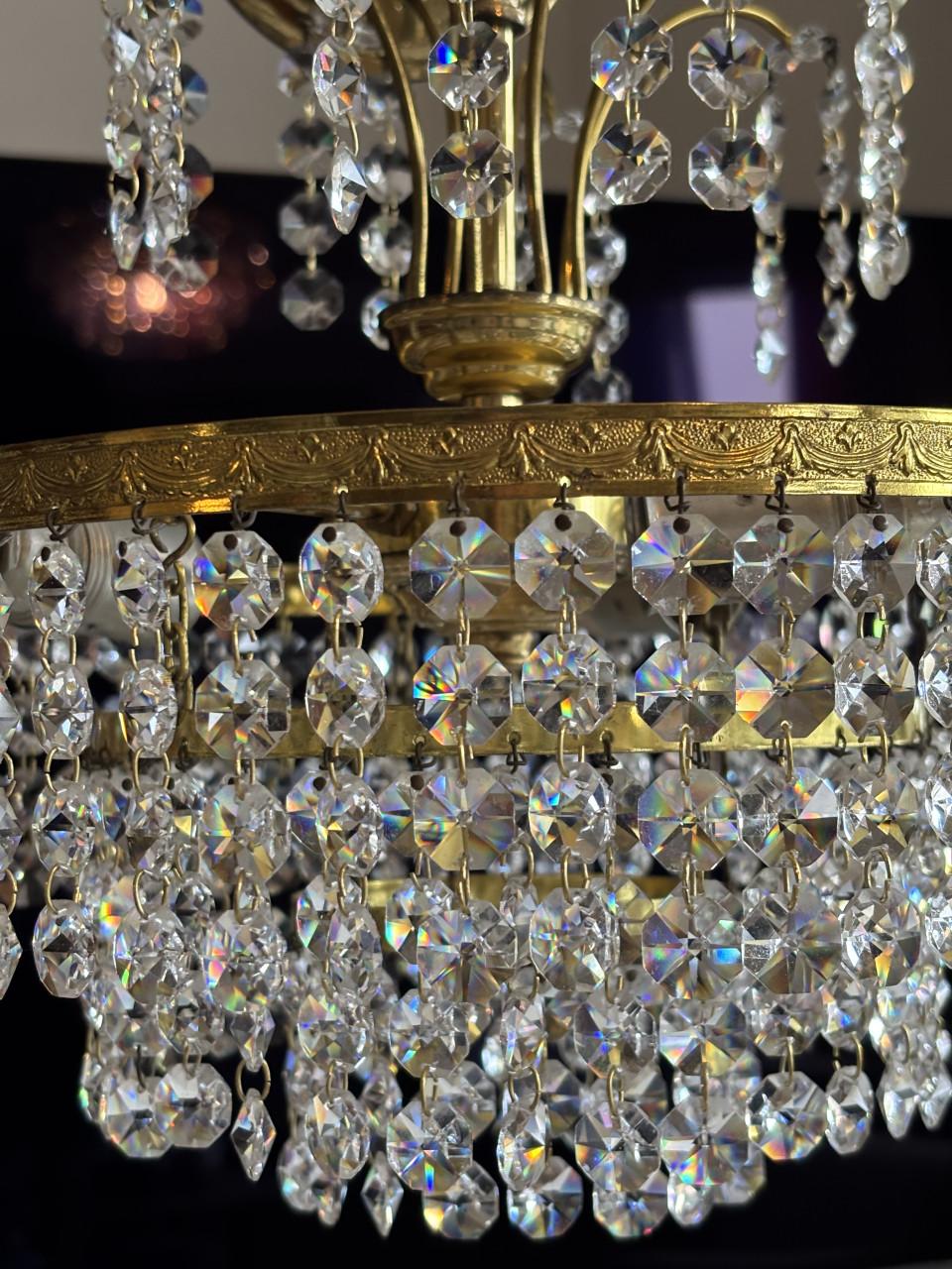 SCHITTERENDE ECHT KRISTALLEN KROONLUCHTER