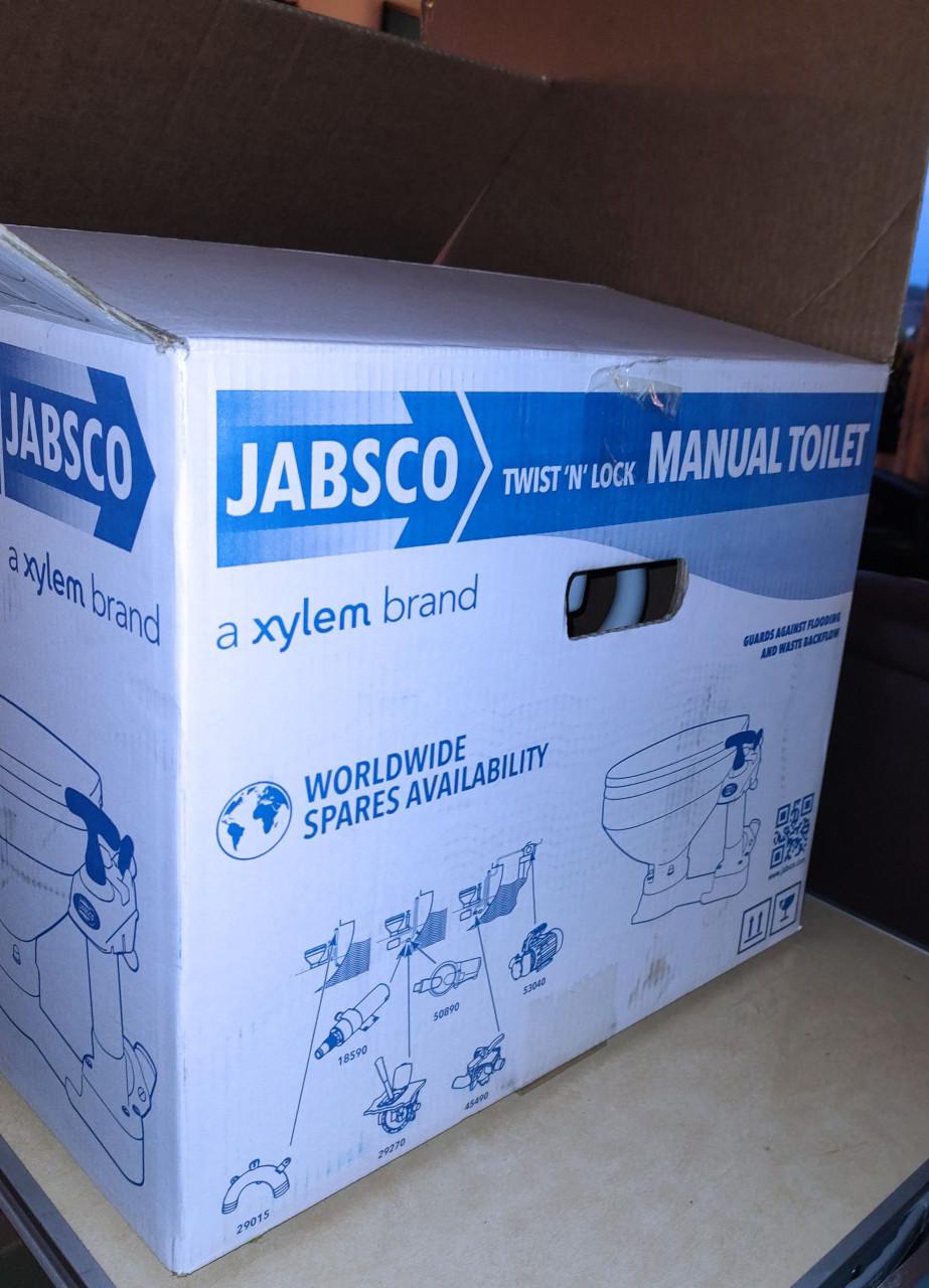 Te koop:  JABSCO Compact toiletpot
