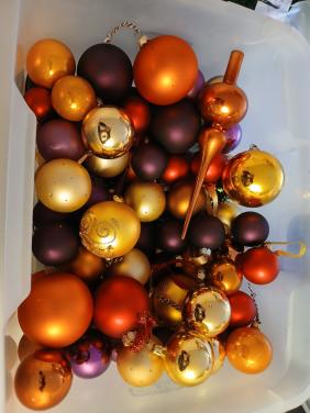 Gratis: kerstballen glas