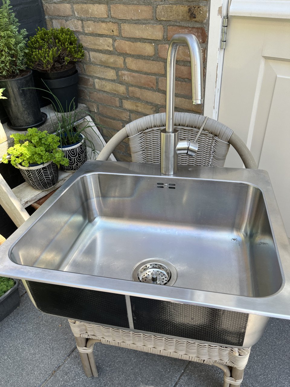 Spoelbak RVS