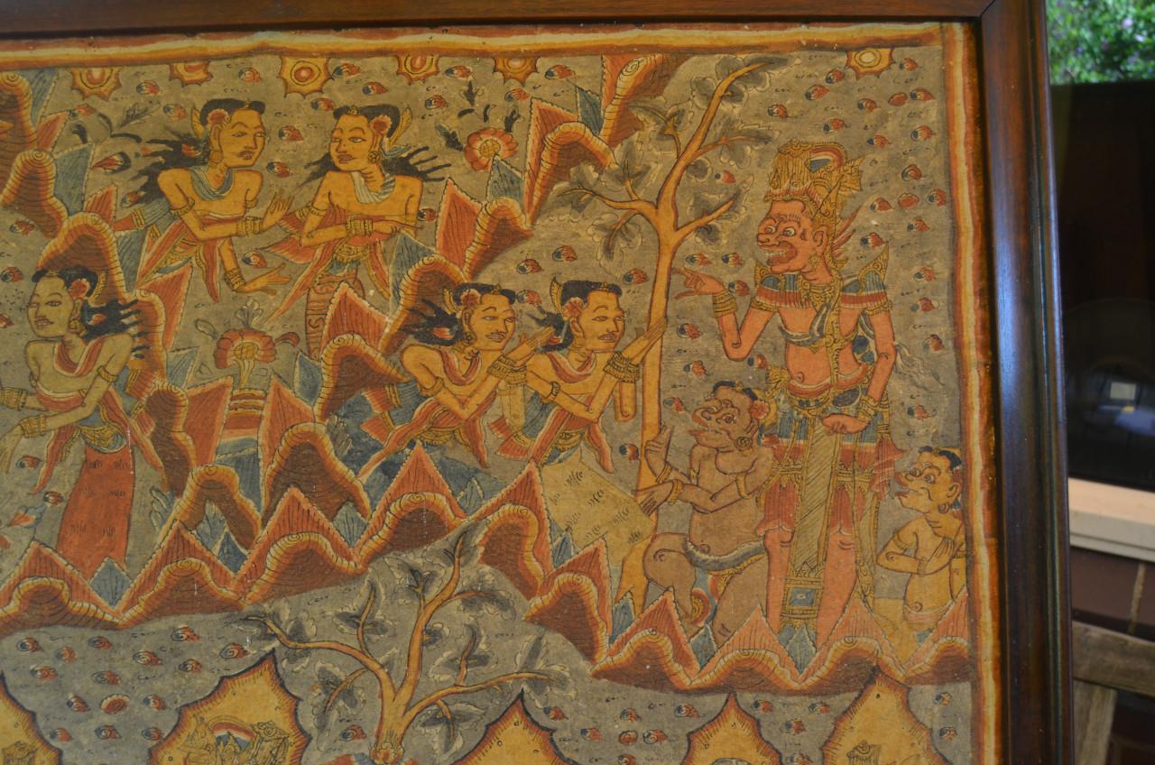 Balinees Kamasan schilderij Ramayana epos