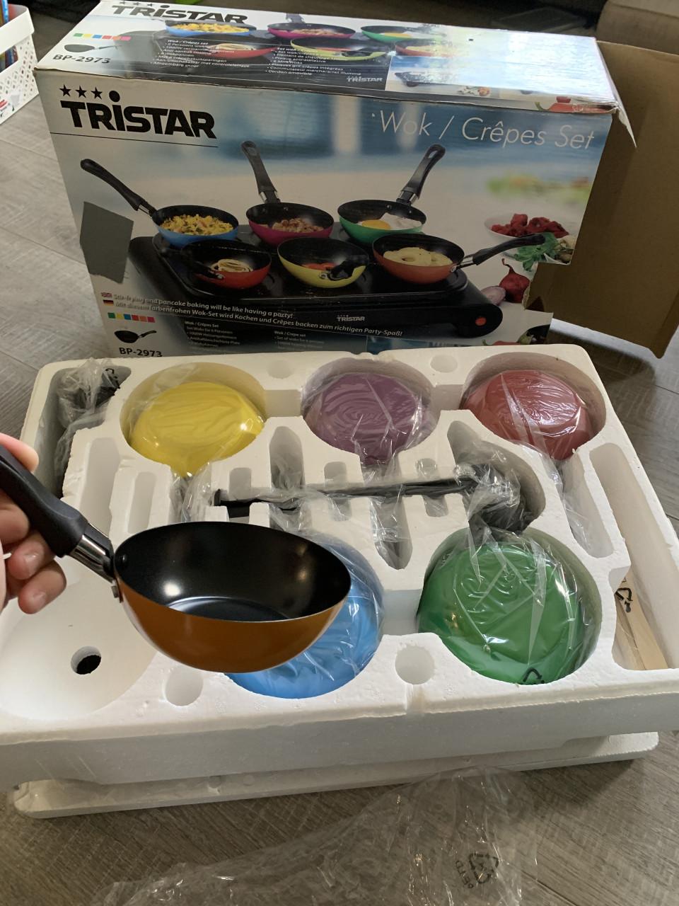 Wok / crêpes set (NIEUW)