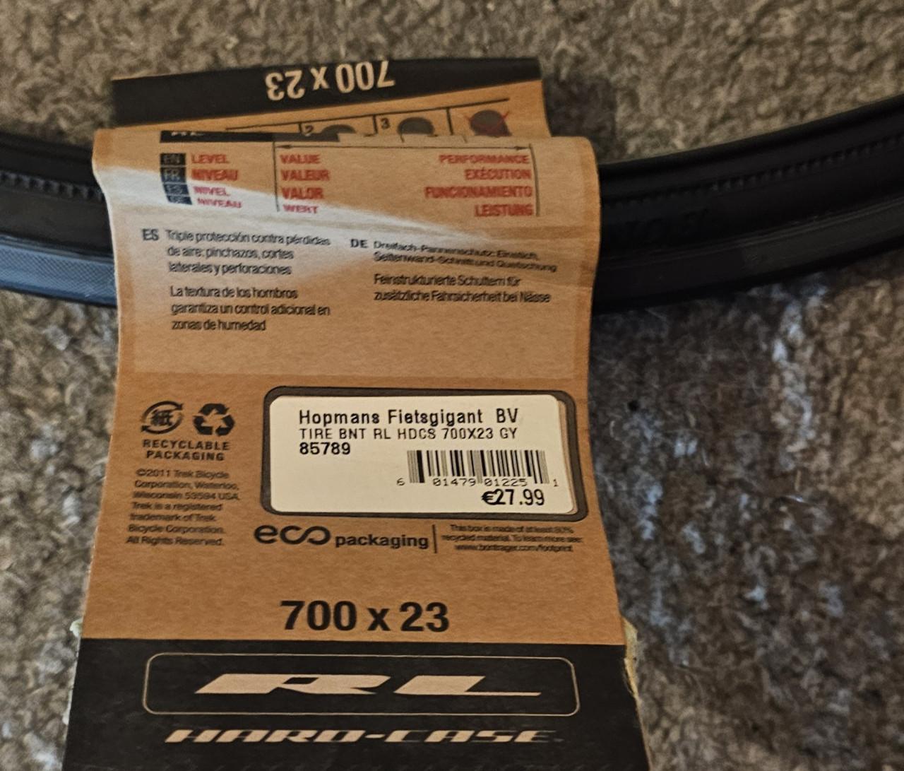 Racefiets banden nieuw staat