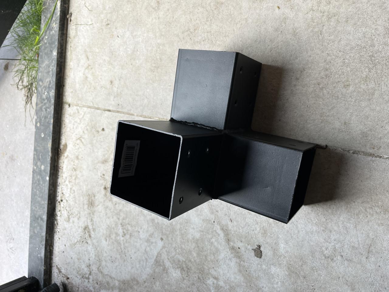 Paalhouders zwart