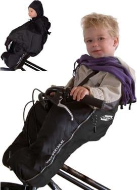 Deryan Bike-a-way voetenzak voor fietsstoeltje