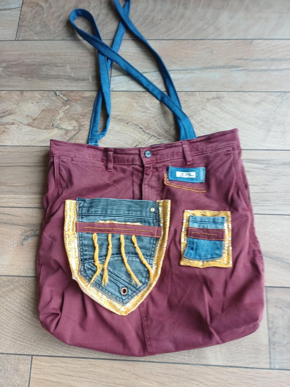 Tassen van spijkerbroeken