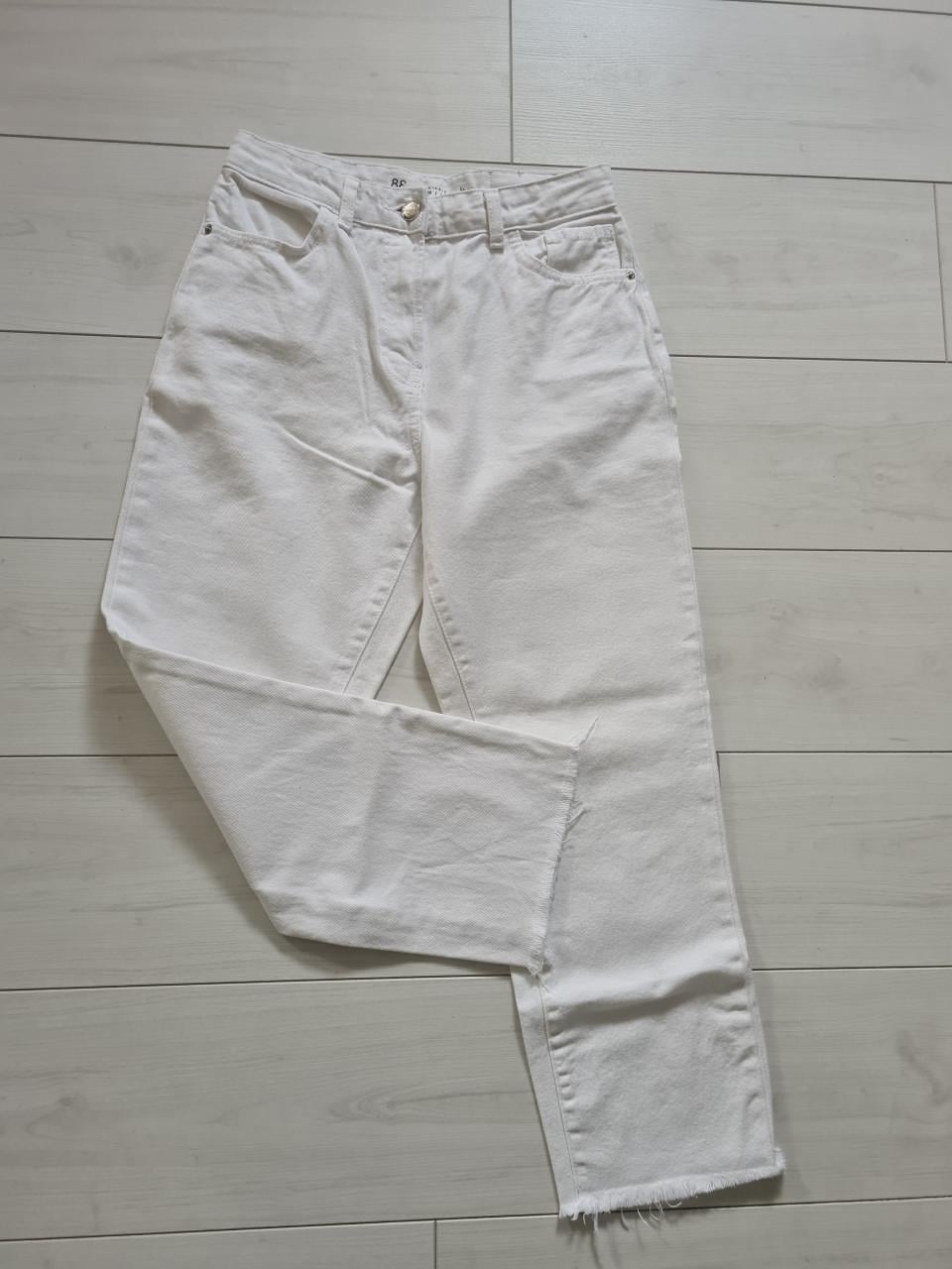 Nieuw ! Amisu rechte pijpen witte spijkerbroek