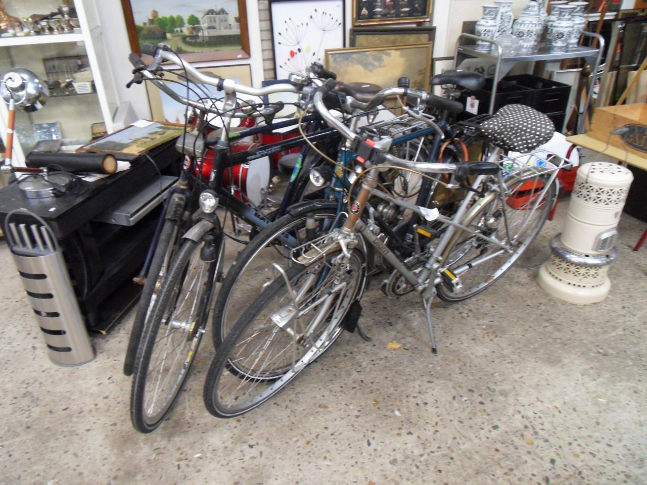 Herenfietsen en damesfietsen