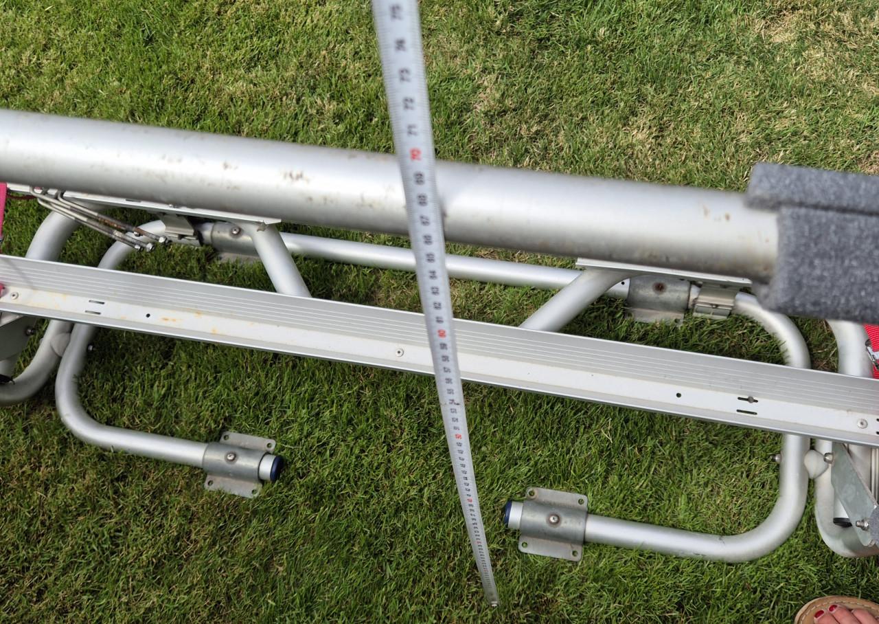 Fietsdrager voor op dissel caravan