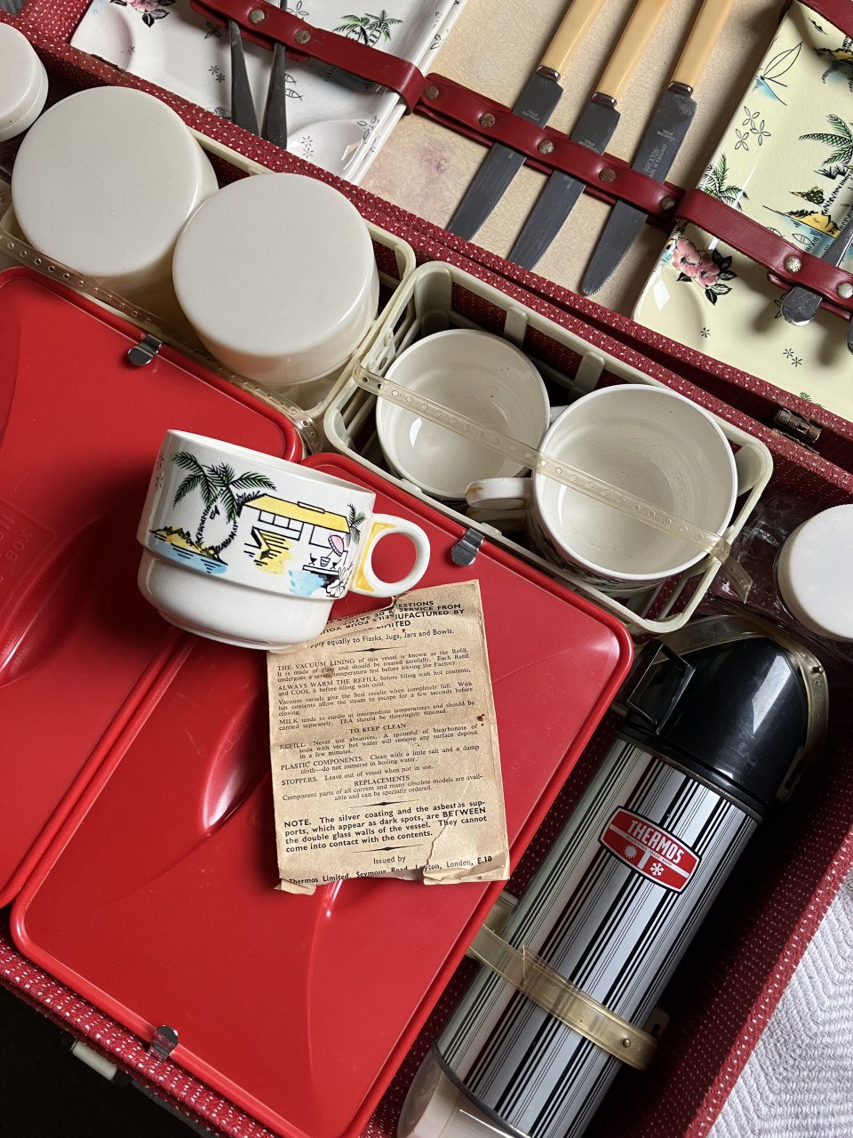 Picknickkoffer voor oldtimer