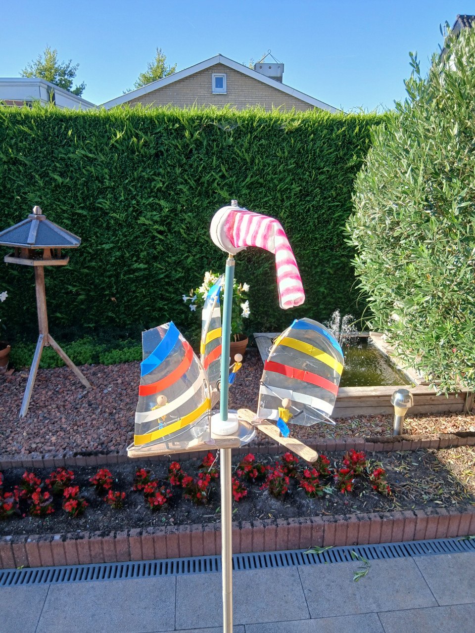 Winsurfers tuin speeltje