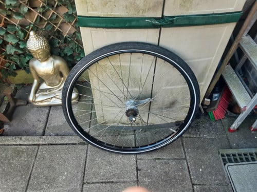 28 inch scram achterwiel, 3 speed,terugtraprem