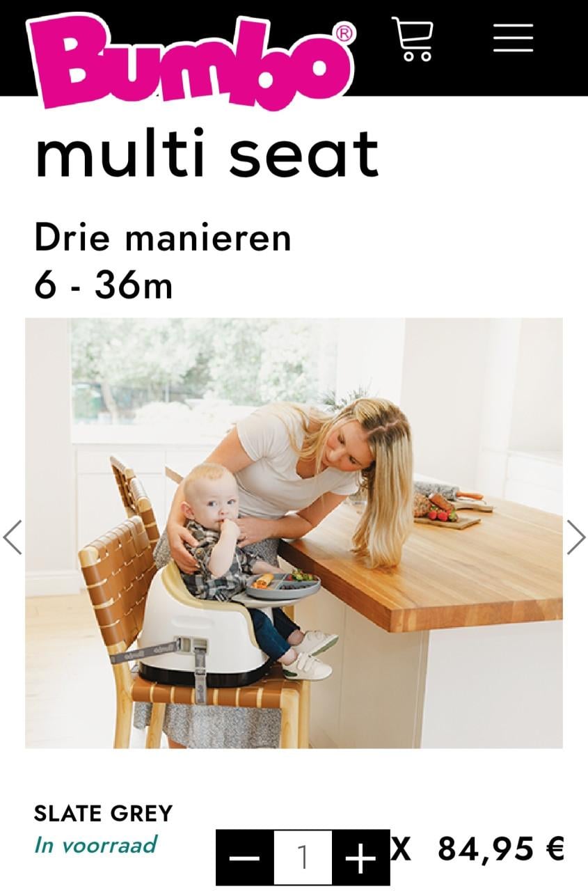 Bumba kinderstoeltje