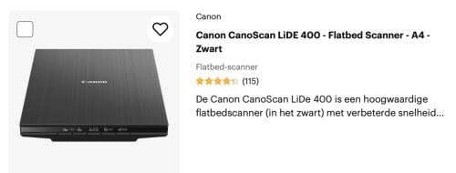 Canon Flatbed Scanner. LiDE 400