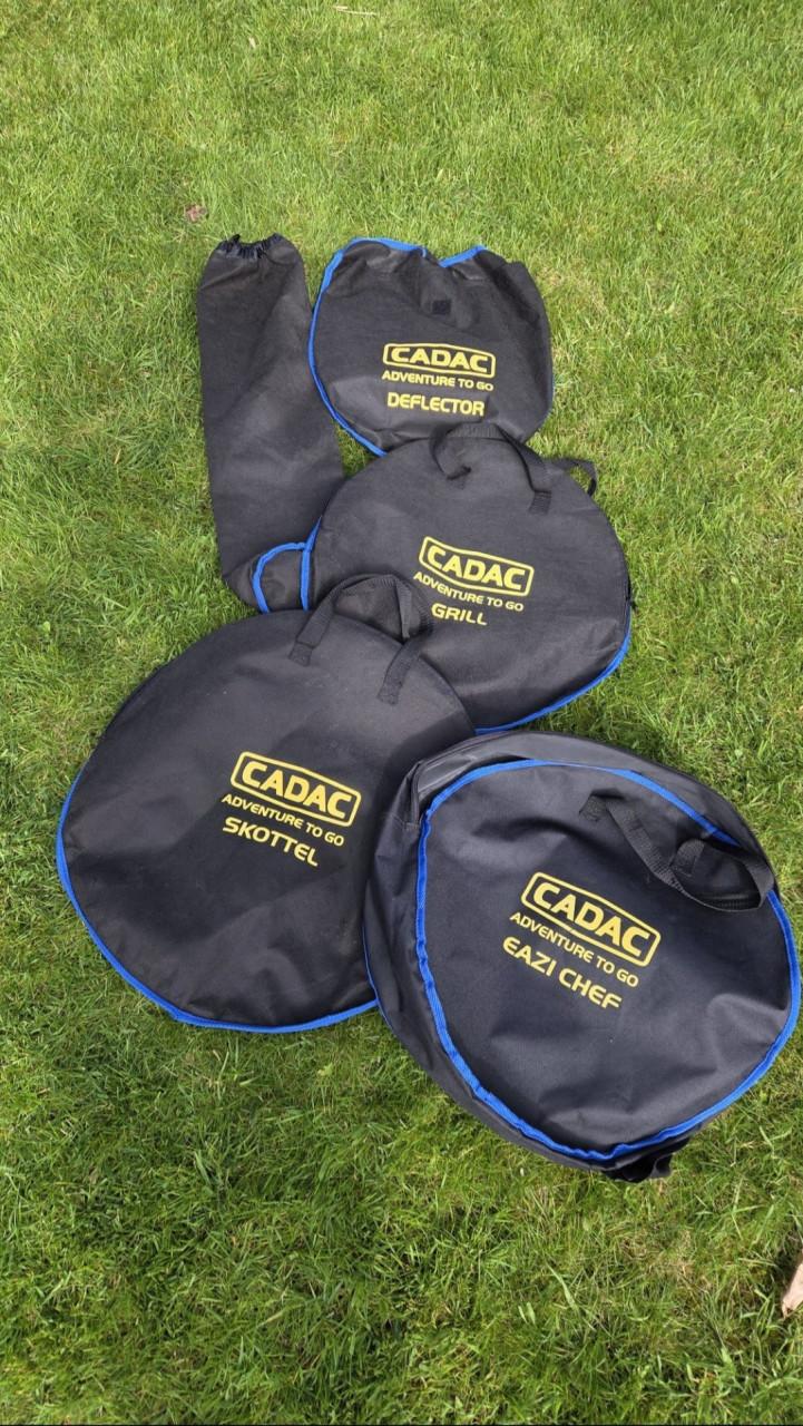 🌞CADAC Eazi Chef campingbarbecue met accessoires en opbergtassen