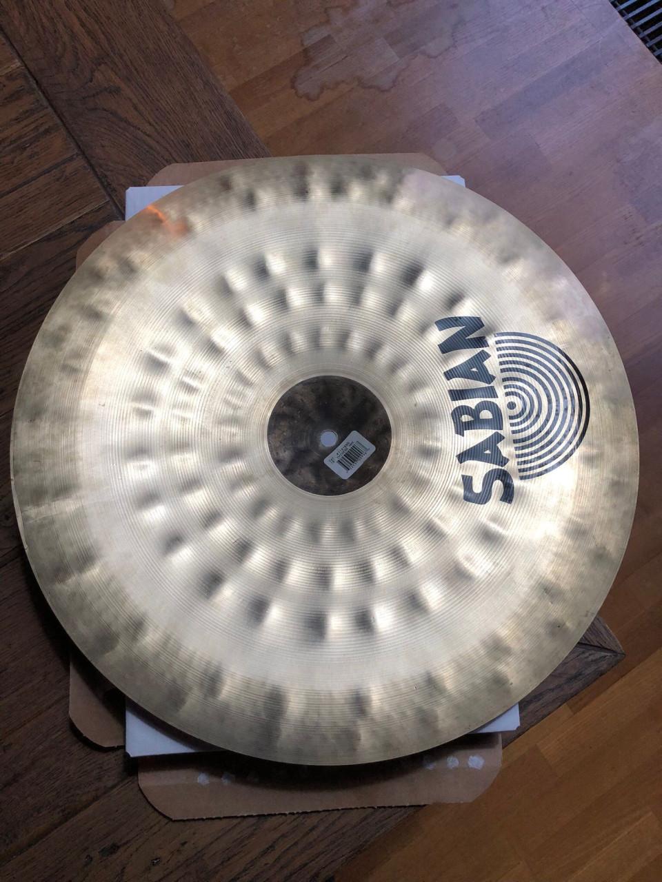 Pearle snare, Zildjian crash en Sabian China 18"