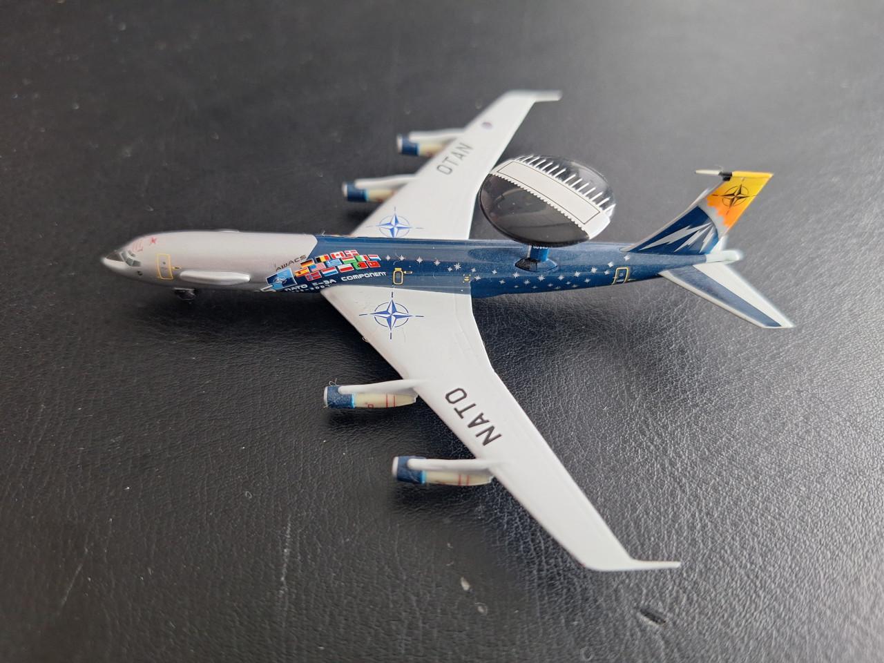 Diecast model NATO E-3A AWACS, 1:500
