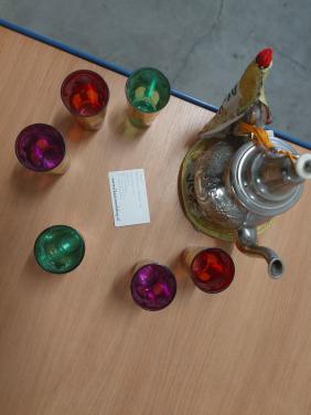 Marokkaanse theeset theeservies