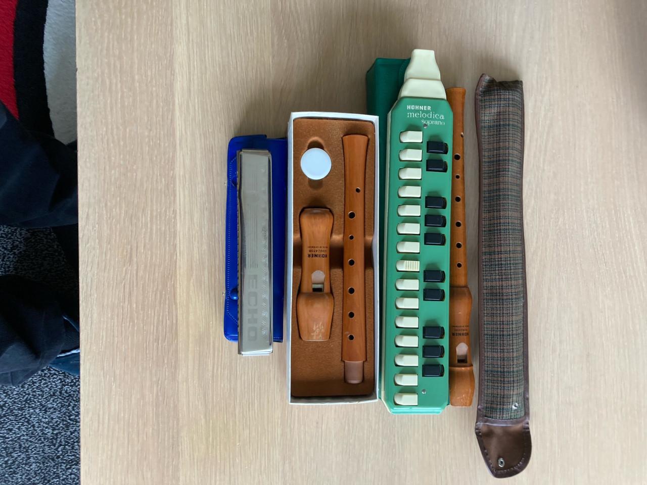 Hohner blaas instrumenten diversen
