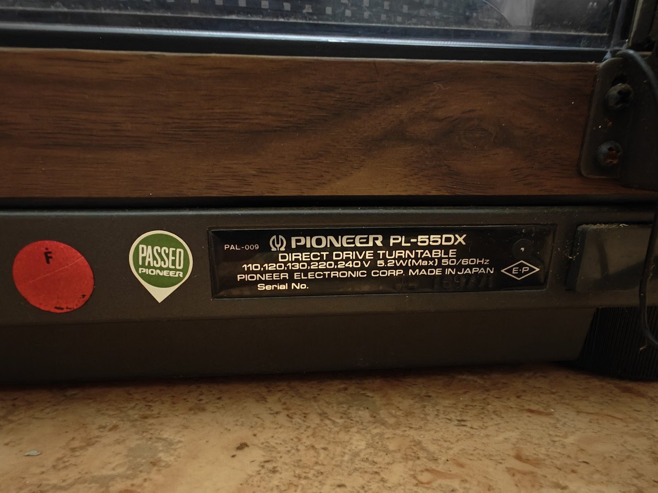 Vintage Pioneer platenspeler