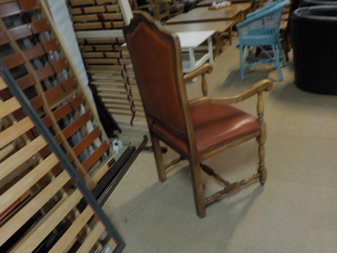 Mooie kwaliteit leren fauteuil in zeer goede staat