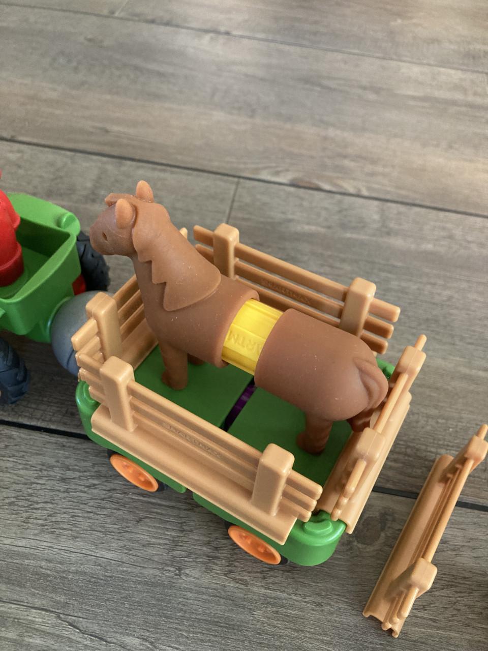 Magneten tractor met paarden