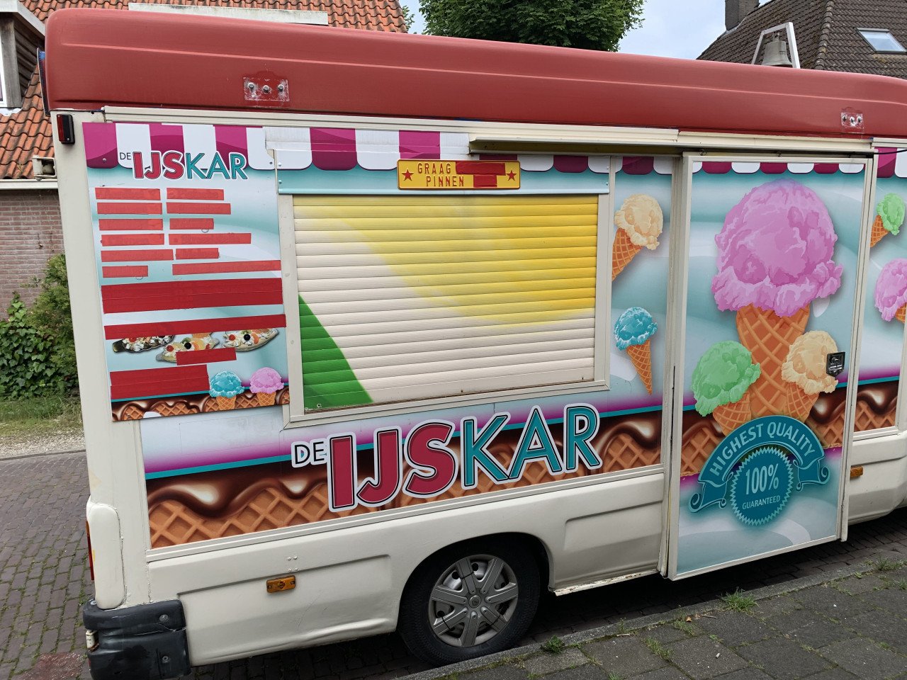 Retro IJswagen - Renault Master 2002