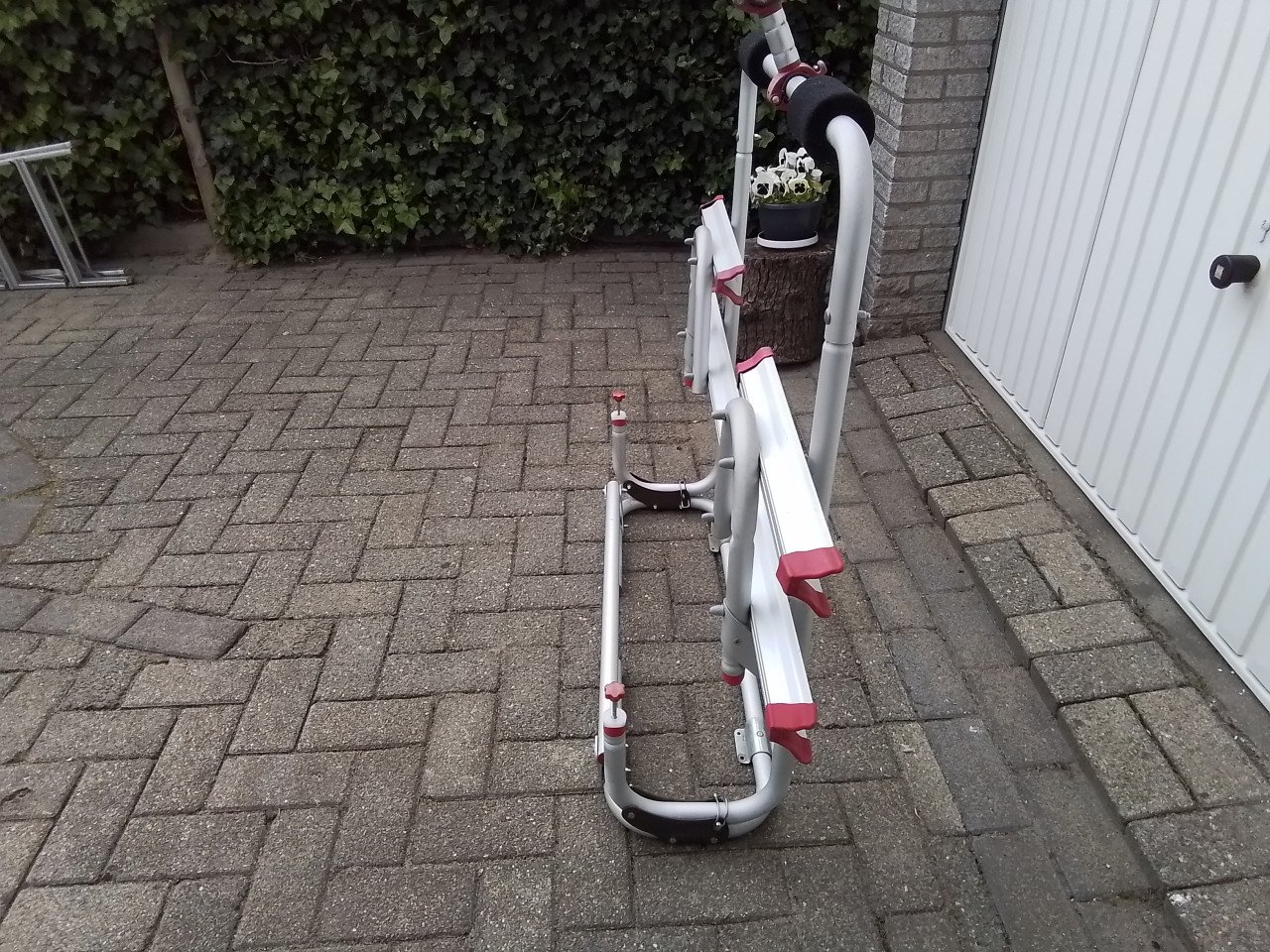 Fietsdrager voor op dissel caravan