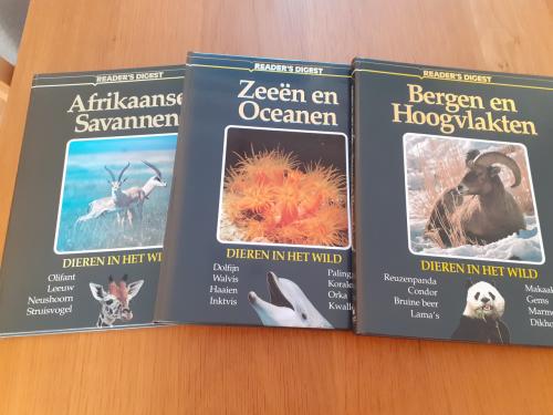 3 boeken: Dieren in het wild
