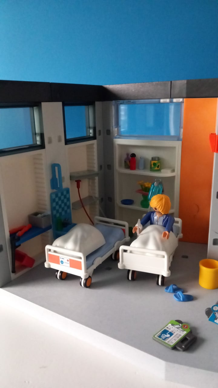 Playmobil ziekenhuis met patiënten en verpleging set 70191