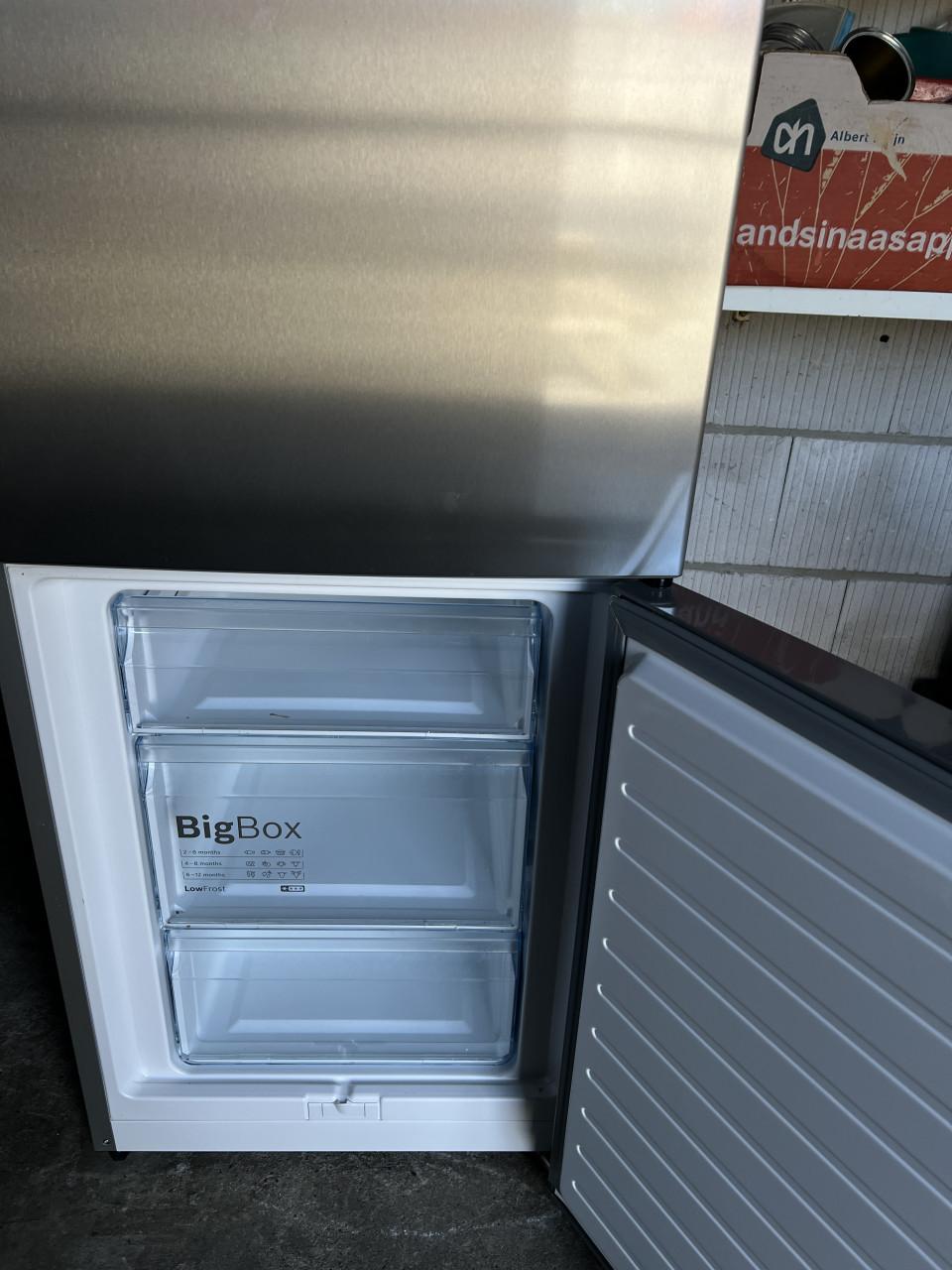 Bosch RVS koel vries combinatie LowFrost 176x60 cm. Energieklasse A++