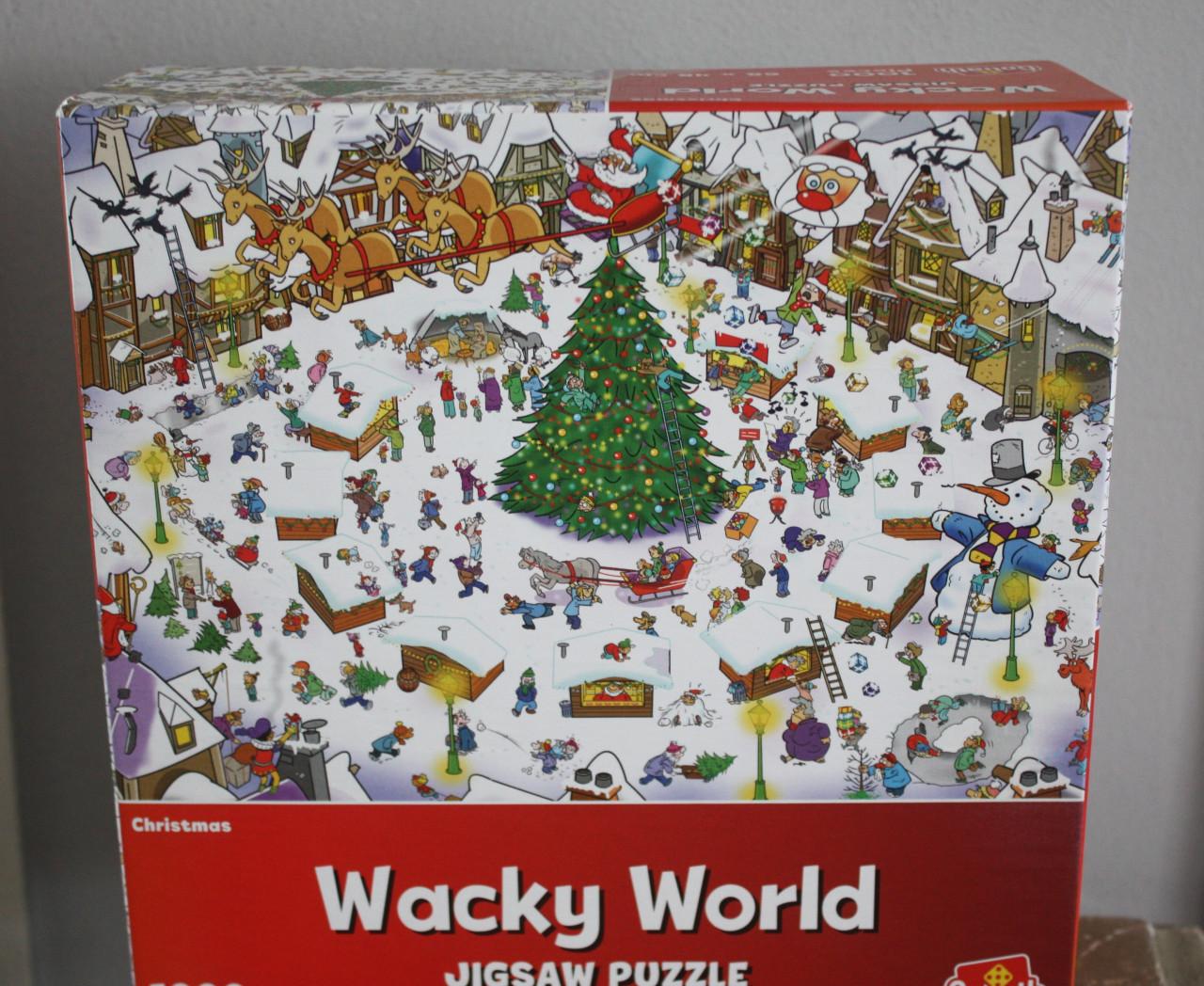 Kerstpuzzel wacky world 1000 stukjes