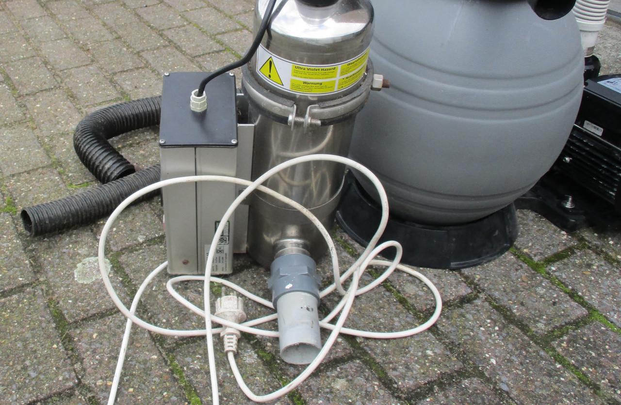 Zwembadpomp + Zandfilter + uv-c sterilisator