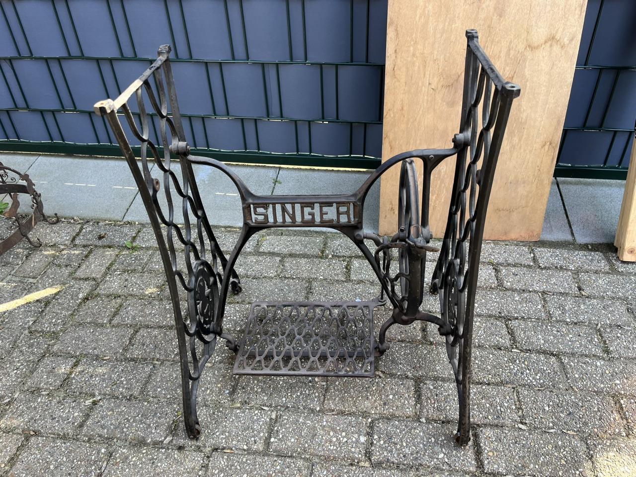 Metalen tafel frame Singer naaimachine