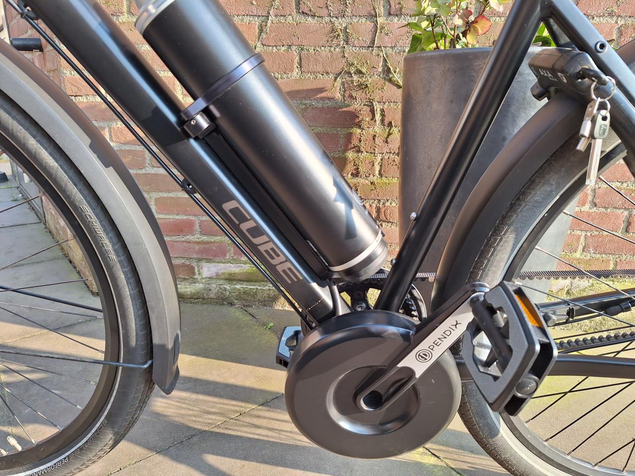 Fiets met Pendix aandrijving