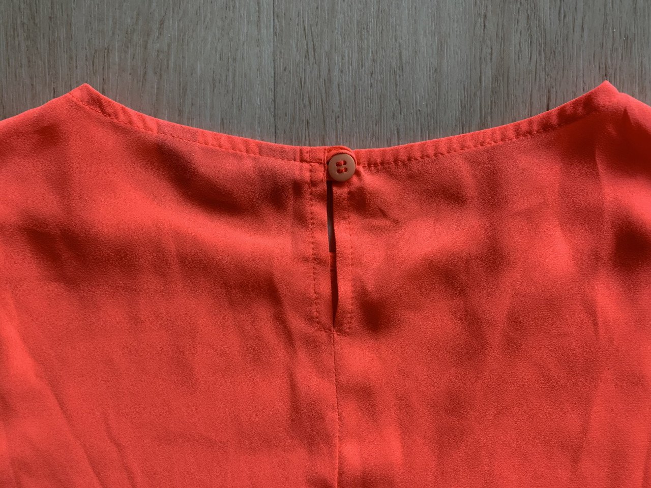 Neon oranje shirt maat 158
