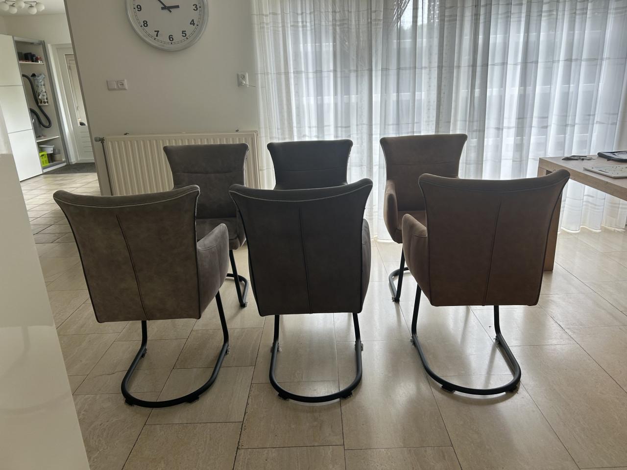 Eetkamerstoelen 6 stuks