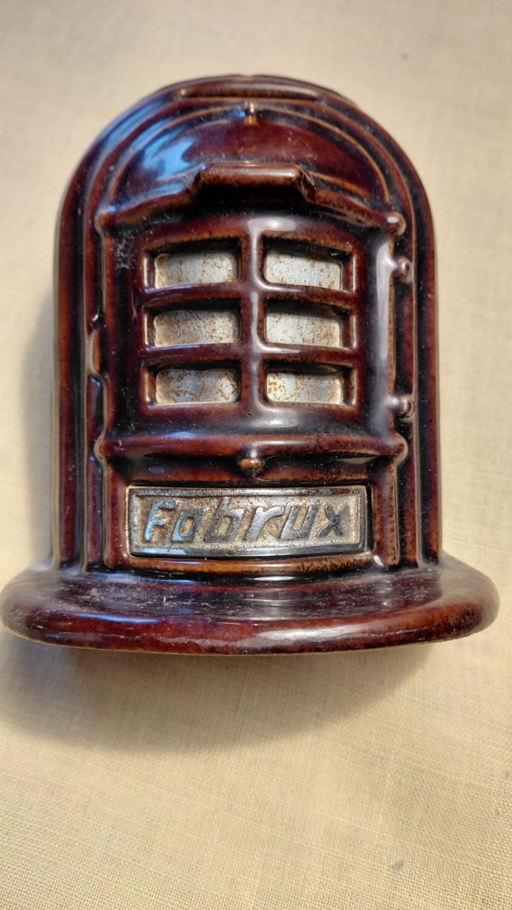 Fobrux antieke spaarpot gietijzer