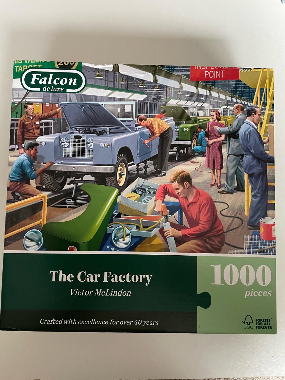 Puzzel Falcon: The car factory 1110500138