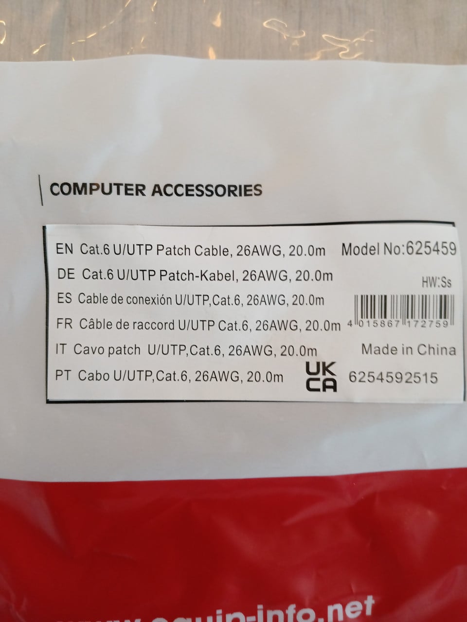 Cat6 kabel