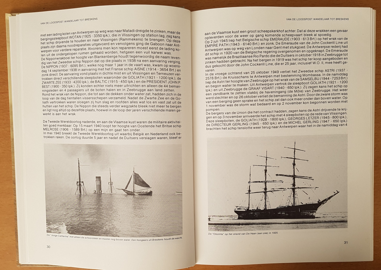 DE WESTERSCHELDE BIJ STORM EN MIST - C Heijkoop - 1983