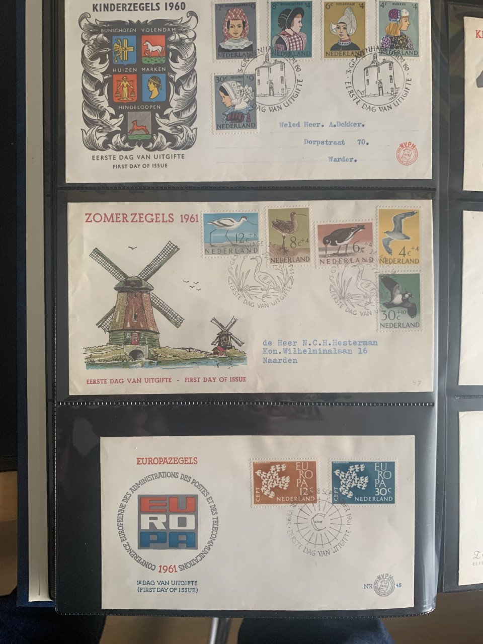 Verzameling (ruim 300 stuks) FDC's/Eerste dagenveloppen