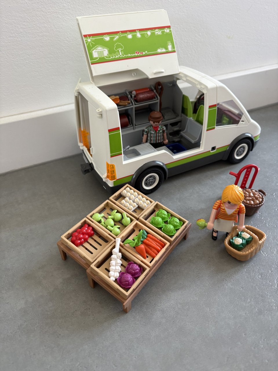 Playmobiel markt bus