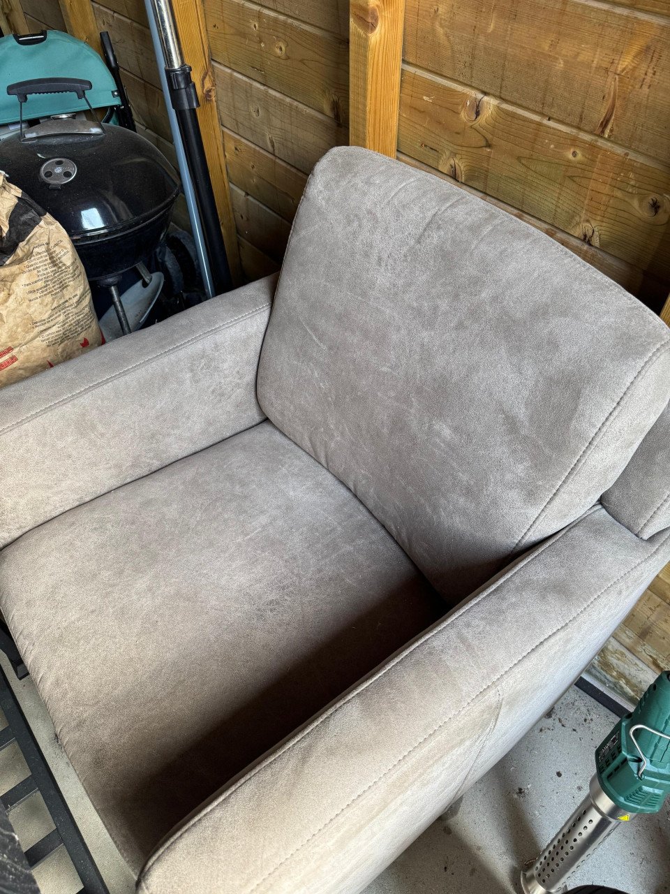 Grey Arm chair