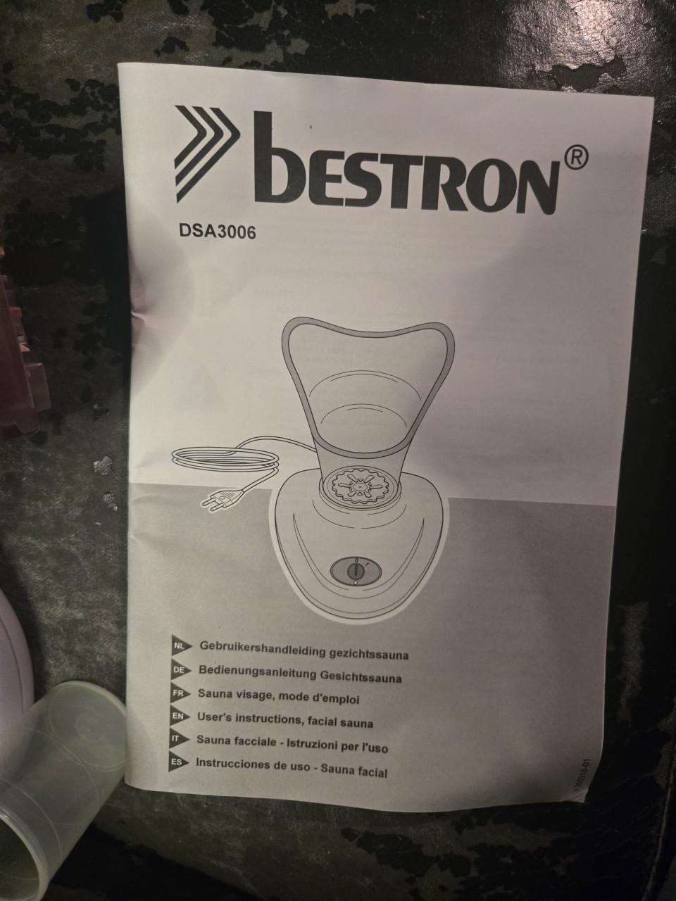 Bestron DSA3006 gezichtssauna.