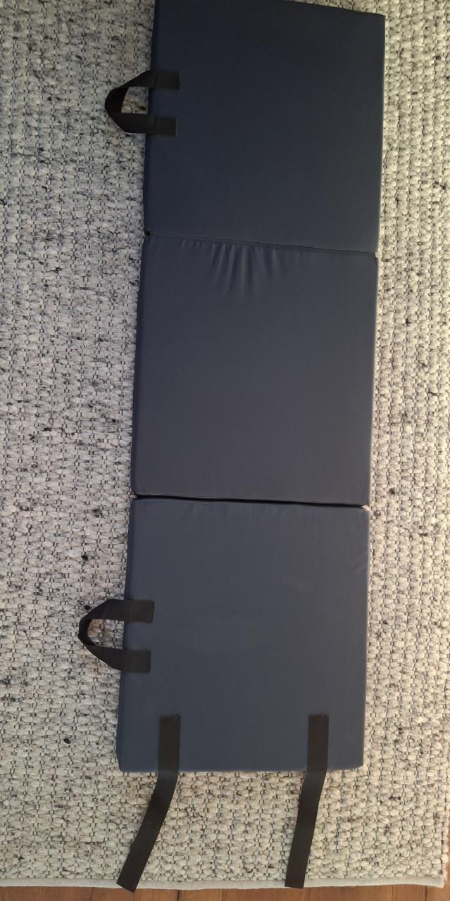 Opvouwbare valmat 185x60x5 cm, caretex