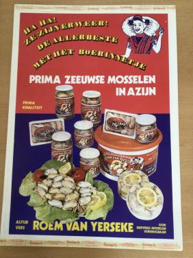 Vintage Poster Roem van Yerseke