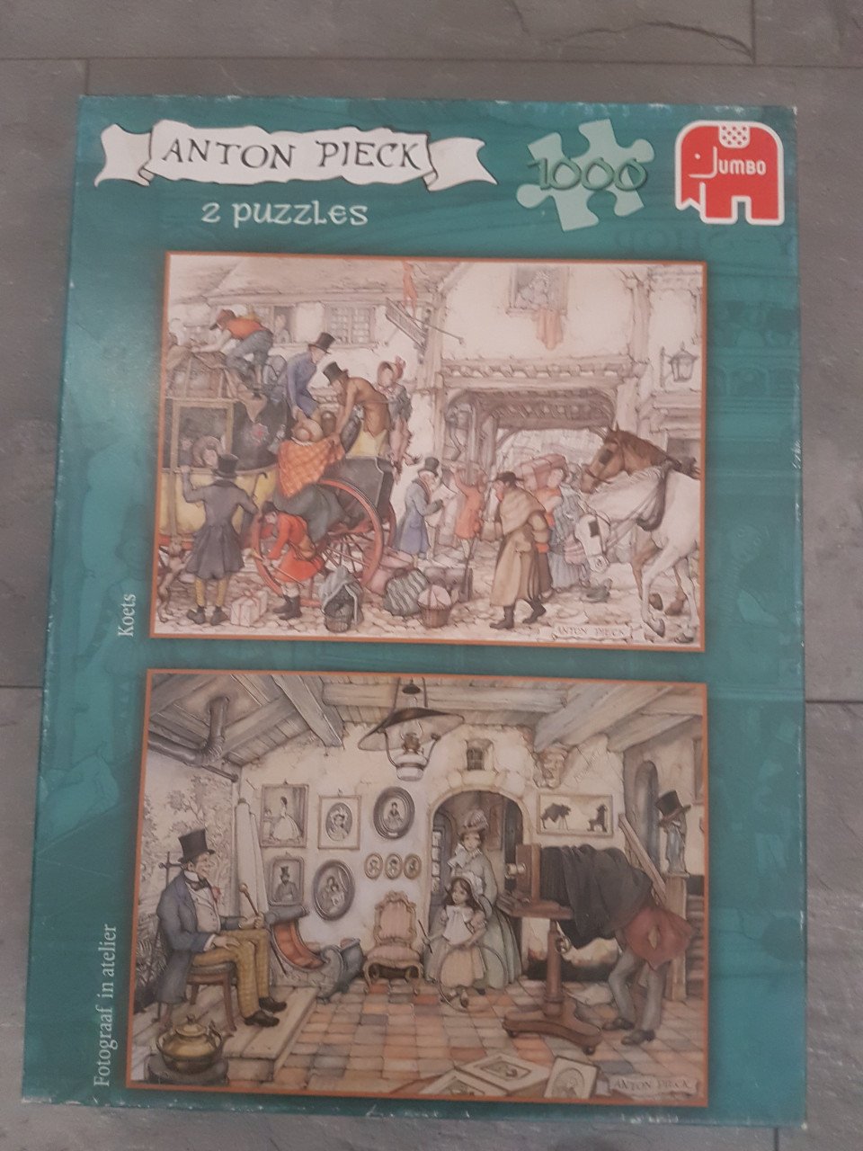 Jumbo puzzels Anton Pieck 4x1000 stukjes