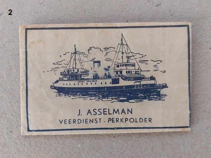 7 Lege Suikerzakjes Veer Kruiningen - Perkpolder