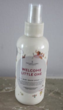 Baby room spray-welcome little one